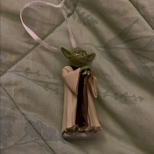 Star Wars Yoda Ornament - Green and Tan